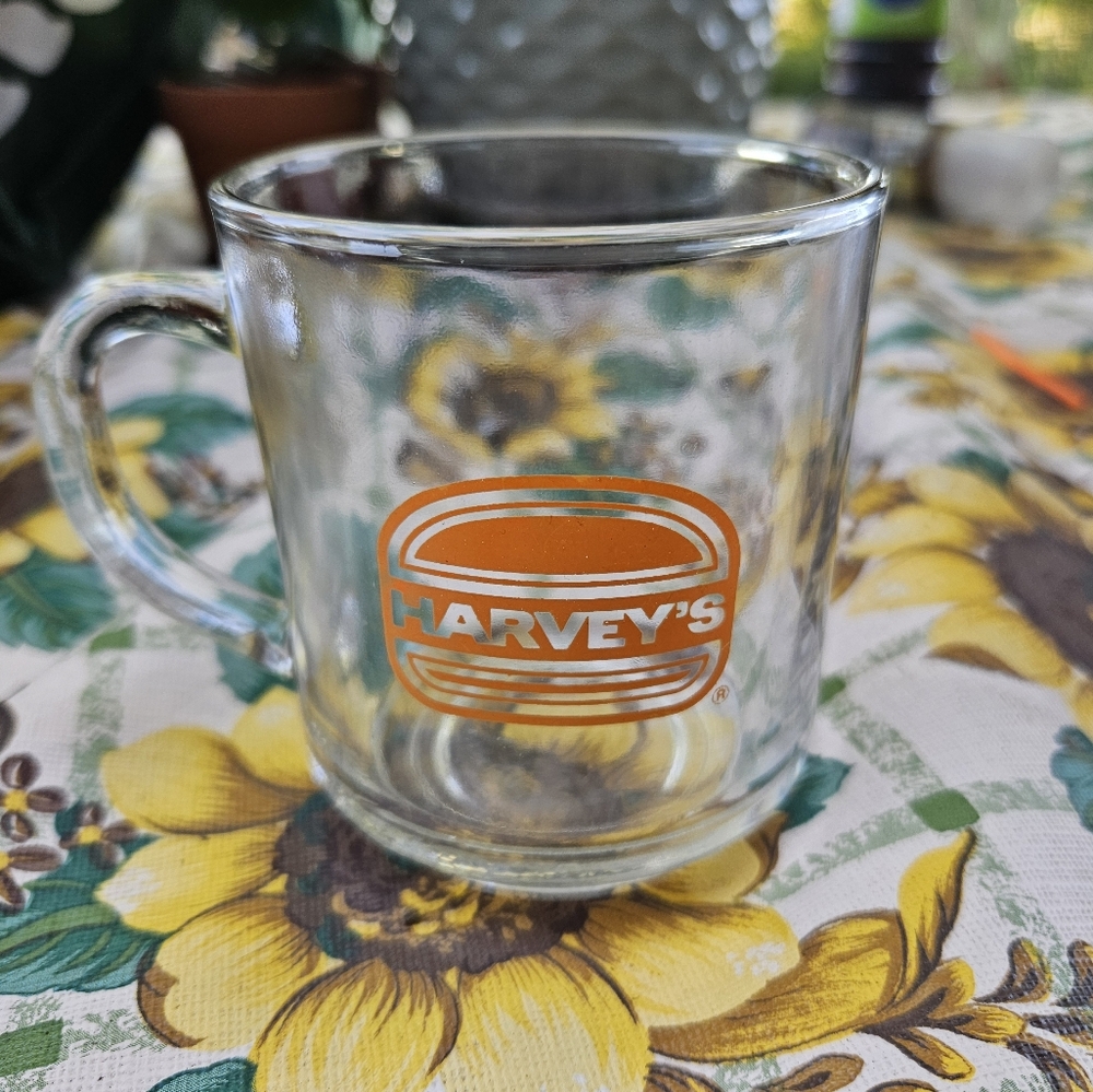 Harvey's Glass Coffee Mug